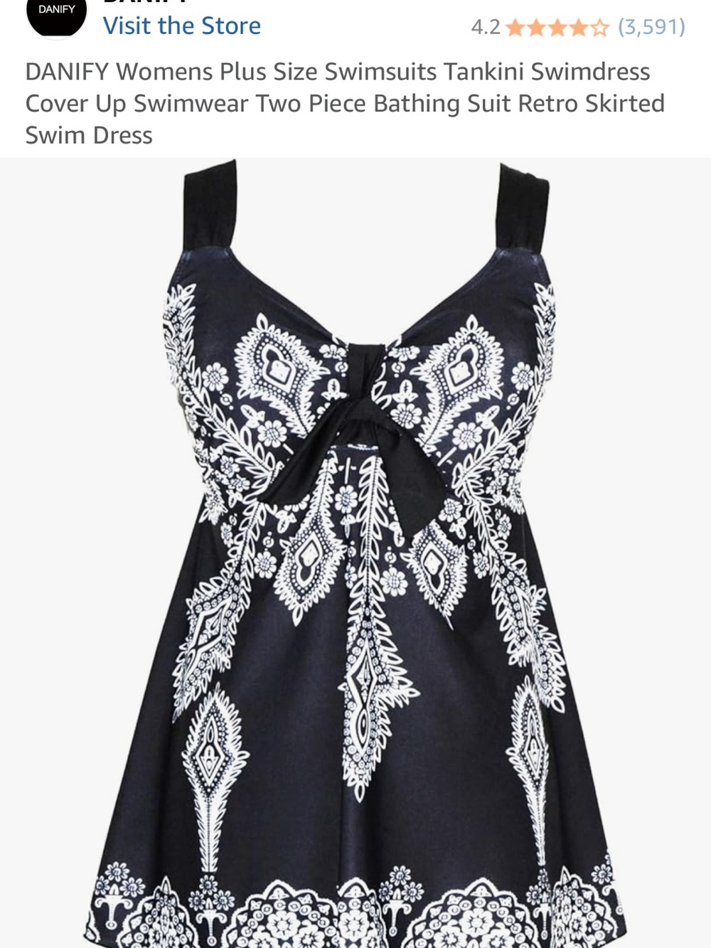 DANIFY Womens Plus Size Swimsuits